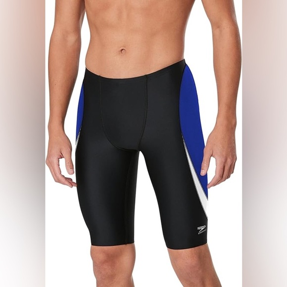 Speedo Men's Standard Swimsuit Jammer Endurance+ Splice Team Colors 28 - Picture 1 of 6
